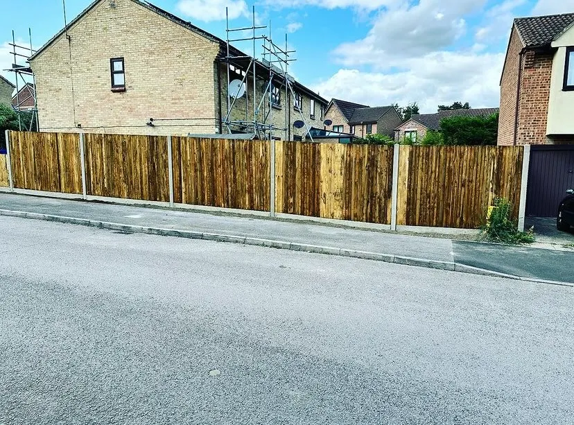 Garden fencing project completed